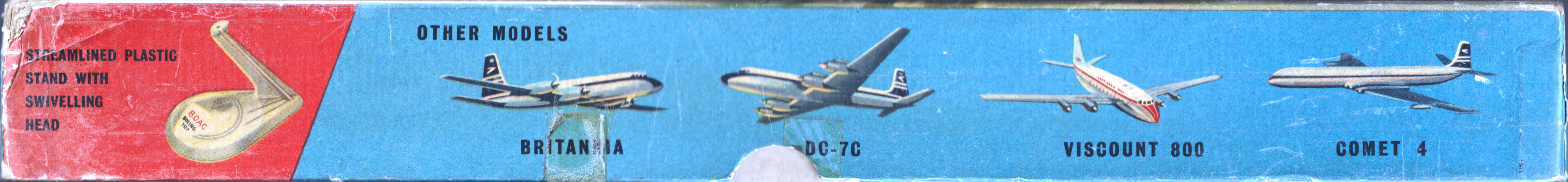 Коробка FROG 349P Boeing 707 Jet Airliner BOAC